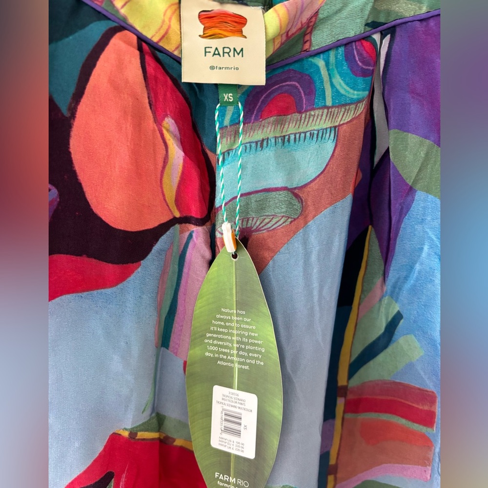 Farm Rio tropical scenario pants - Picture 6 of 7
